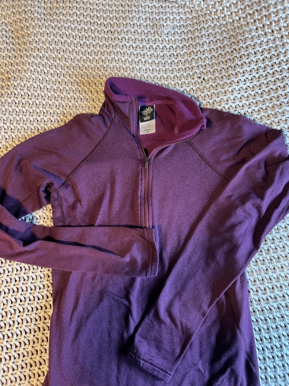 Patagonia Plum Purple Half-Zip Pullover Sweatshirt